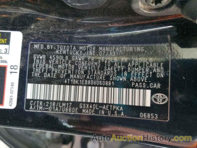 TOYOTA AVALON BASE, 4T1BK1EB8DU060881