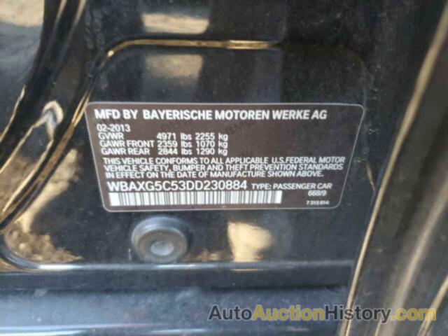 BMW 5 SERIES I, WBAXG5C53DD230884