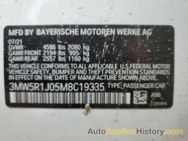 BMW 3 SERIES, 3MW5R1J05M8C19335