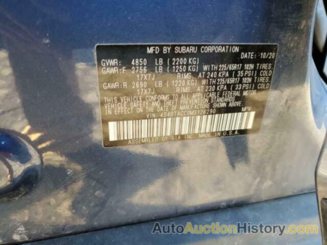 SUBARU OUTBACK PREMIUM, 4S4BTACC0M3126290