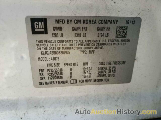 BUICK ENCORE, KL4CJASB0DB207975