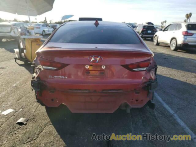 HYUNDAI ELANTRA SEL, 5NPD84LF0JH326287