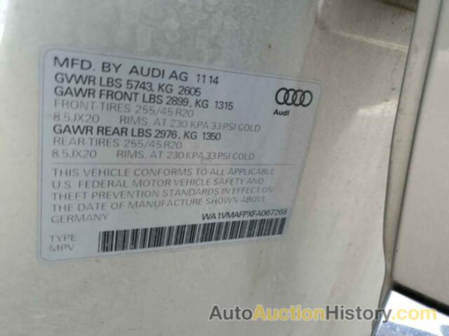 AUDI Q5 TDI PRESTIGE, WA1VMAFPXFA067268