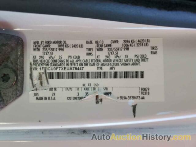 FORD ESCAPE S, 1FMCU0F7XEUA78447