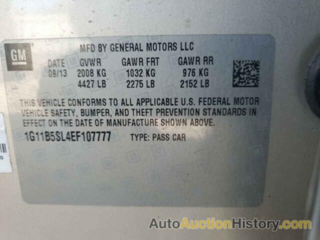 CHEVROLET MALIBU LS, 1G11B5SL4EF107777