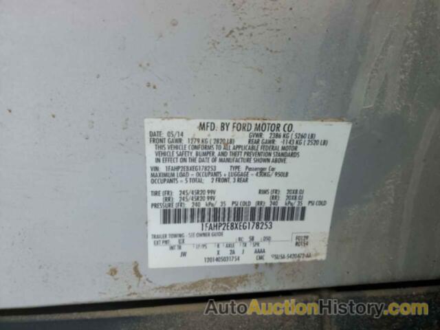 FORD TAURUS SEL, 1FAHP2E8XEG178253