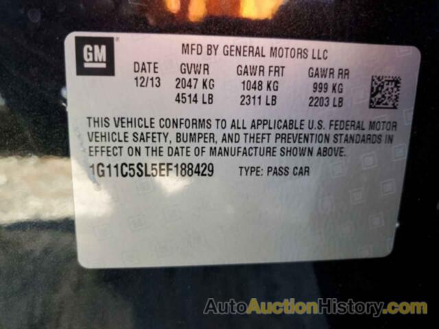 CHEVROLET MALIBU 1LT, 1G11C5SL5EF188429