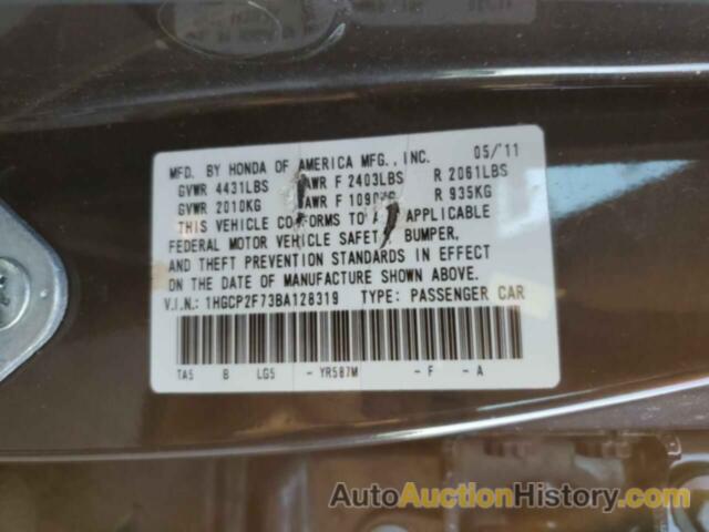 HONDA ACCORD EX, 1HGCP2F73BA128319