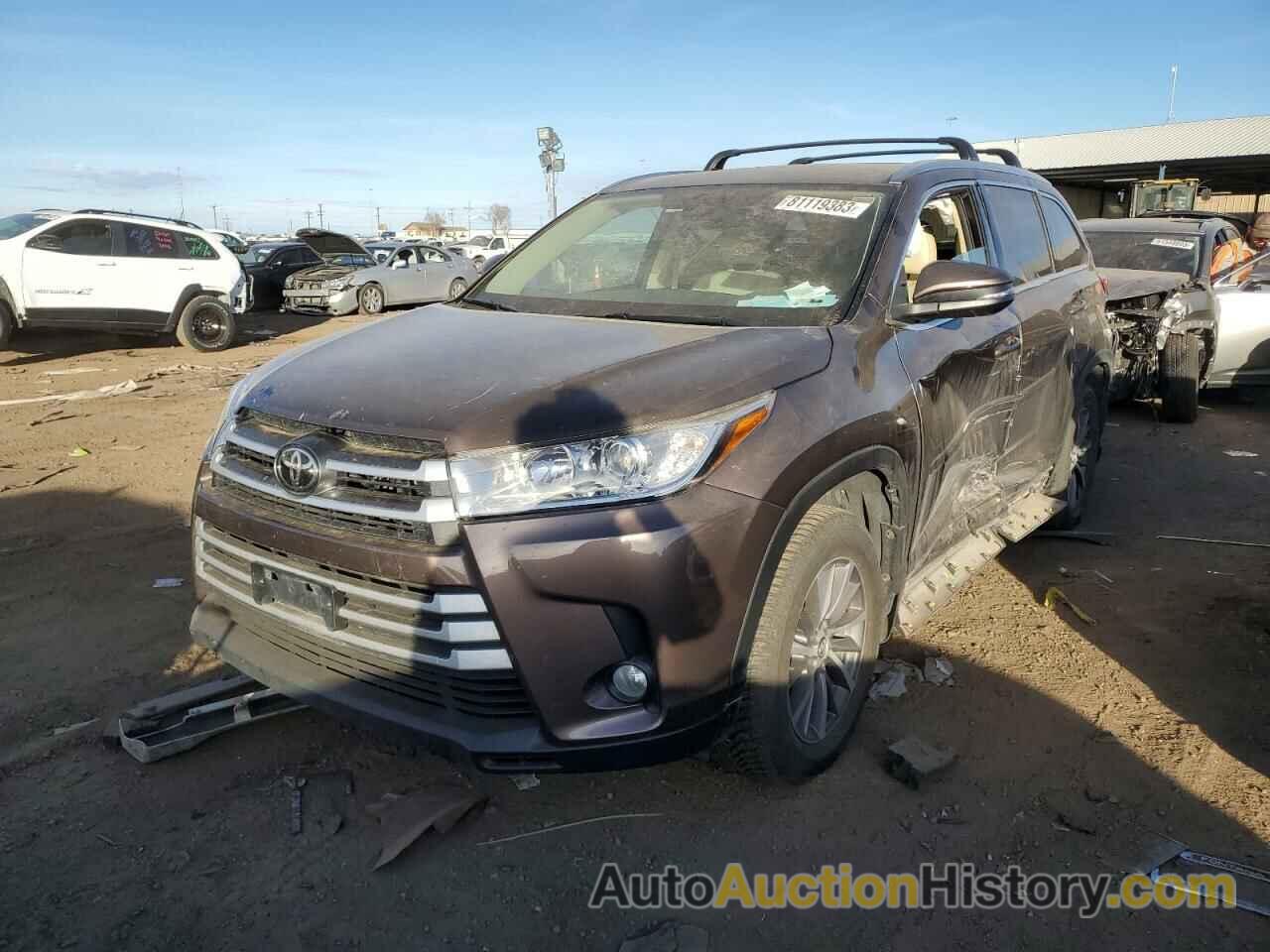 TOYOTA HIGHLANDER SE, 5TDJZRFH7HS444433