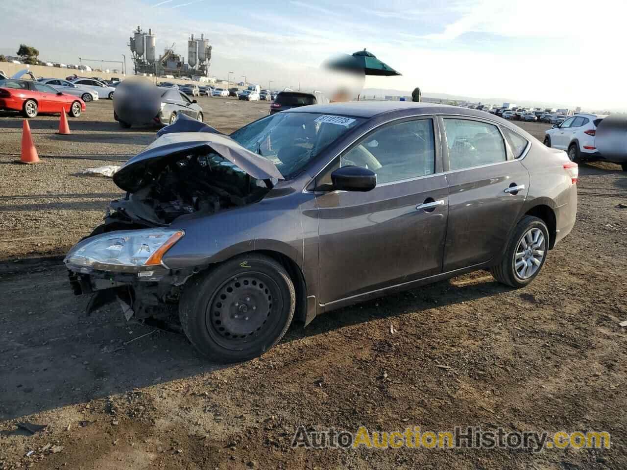 NISSAN SENTRA S, 3N1AB7AP7DL752521