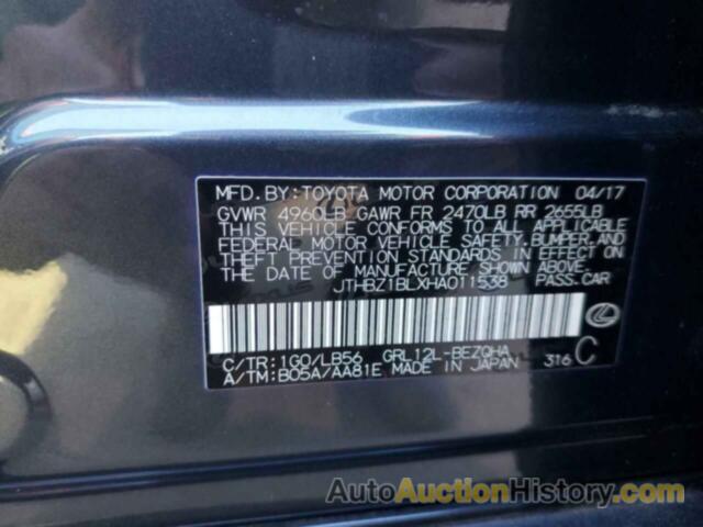 LEXUS GS350 350 BASE, JTHBZ1BLXHA011538