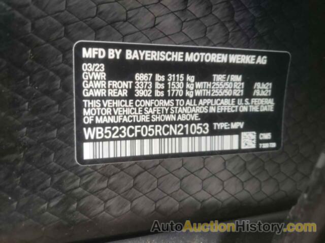 BMW IX XDRIVE5 XDRIVE50, WB523CF05RCN21053
