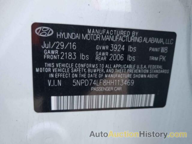 HYUNDAI ELANTRA SE, 5NPD74LF8HH113469