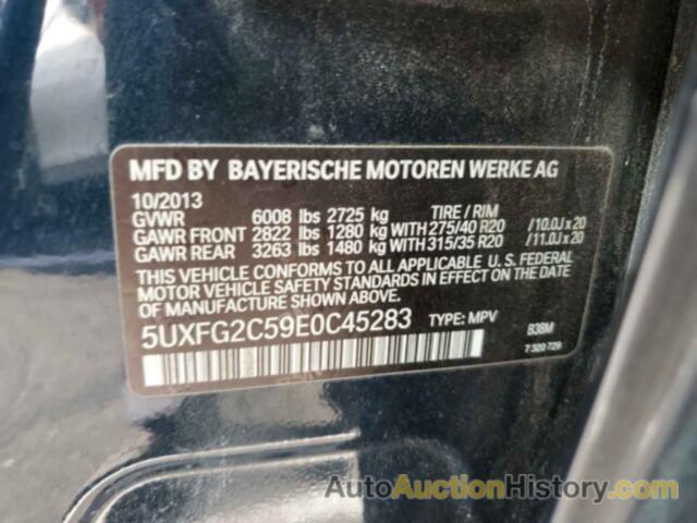BMW X6 XDRIVE35I, 5UXFG2C59E0C45283