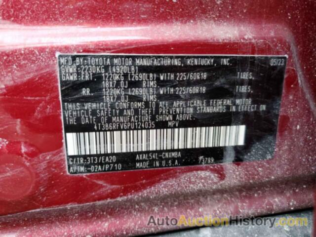 TOYOTA RAV4 XLE PREMIUM, 4T3B6RFV6PU124035