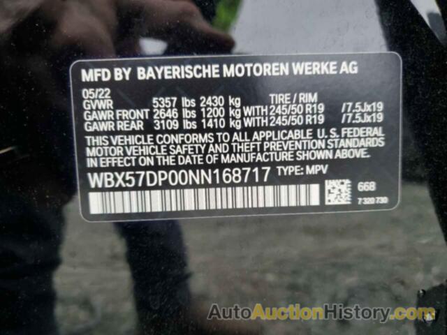 BMW X3 XDRIVE30I, WBX57DP00NN168717