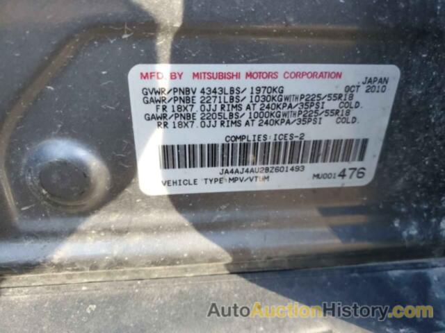 MITSUBISHI OUTLANDER GT, JA4AJ4AU2BZ601493