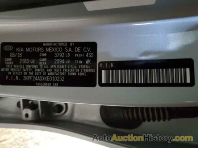 KIA FORTE FE, 3KPF24ADXKE010252