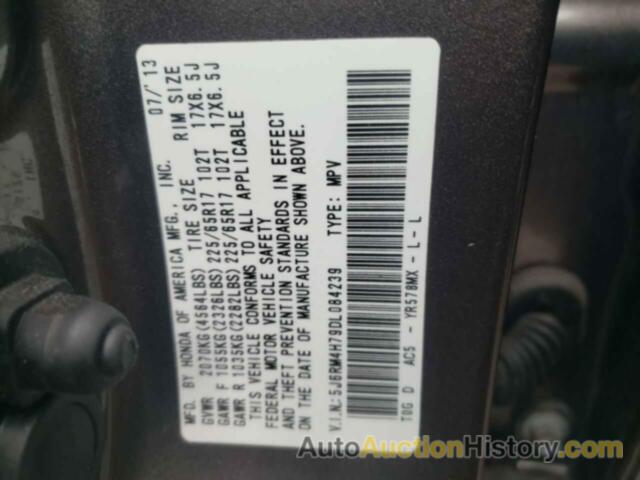 HONDA CRV EXL, 5J6RM4H79DL084239