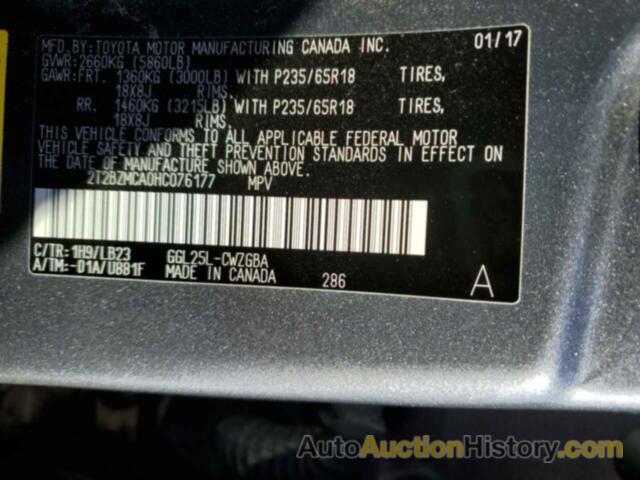 LEXUS RX350 350 BASE, 2T2BZMCA0HC076177