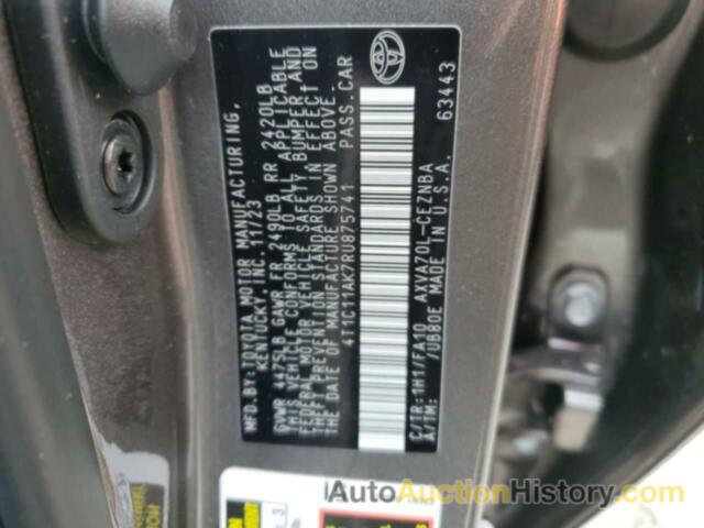 TOYOTA CAMRY LE, 4T1C11AK7RU875741