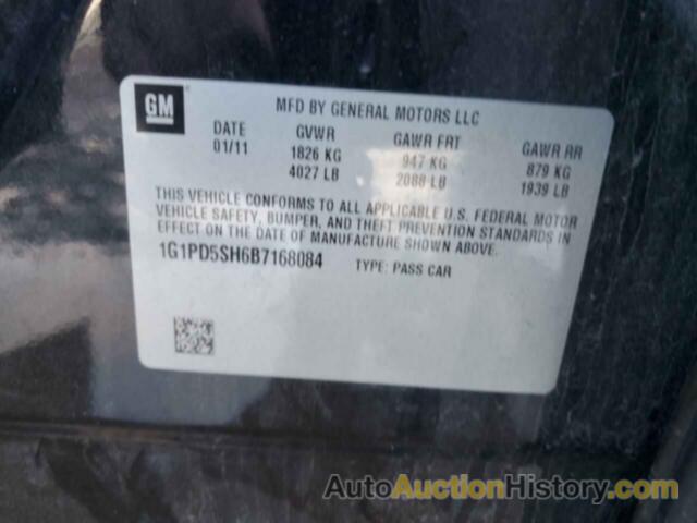 CHEVROLET CRUZE LS, 1G1PD5SH6B7168084