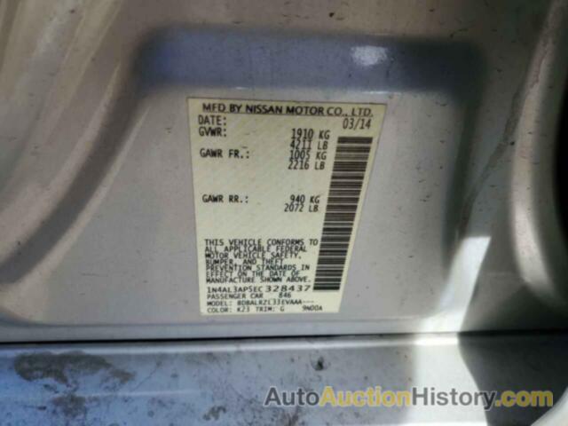 NISSAN ALTIMA 2.5, 1N4AL3AP5EC328437