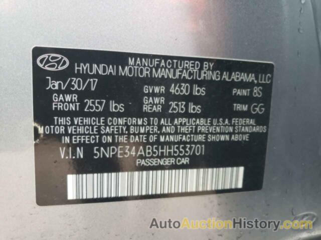 HYUNDAI SONATA SPORT, 5NPE34AB5HH553701