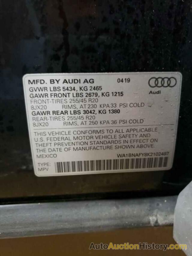 AUDI Q5 PREMIUM PLUS, WA1BNAFY8K2102497