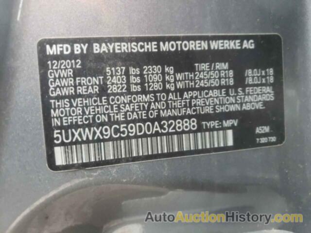 BMW X3 XDRIVE28I, 5UXWX9C59D0A32888