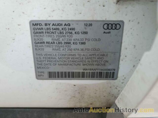 AUDI Q5 PREMIUM PLUS, WA1BAAFY1M2038379