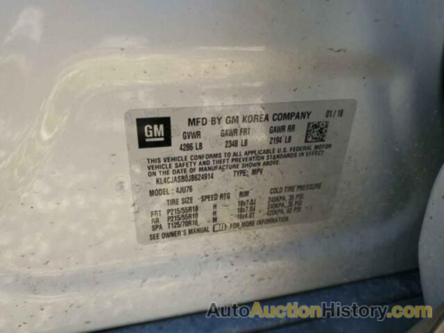 BUICK ENCORE PREFERRED, KL4CJASB0JB624914