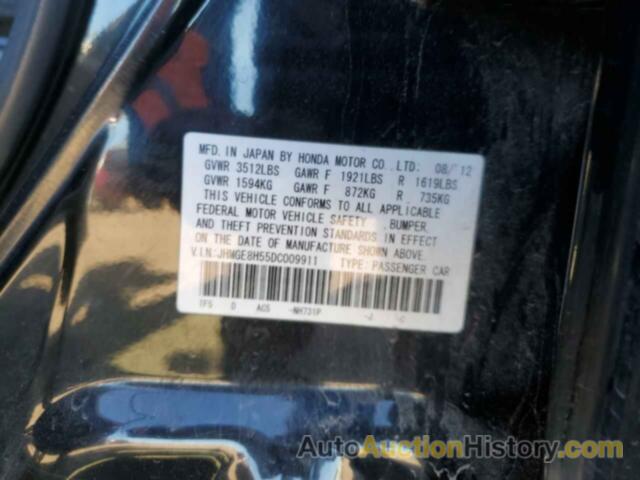 HONDA FIT SPORT, JHMGE8H55DC009911