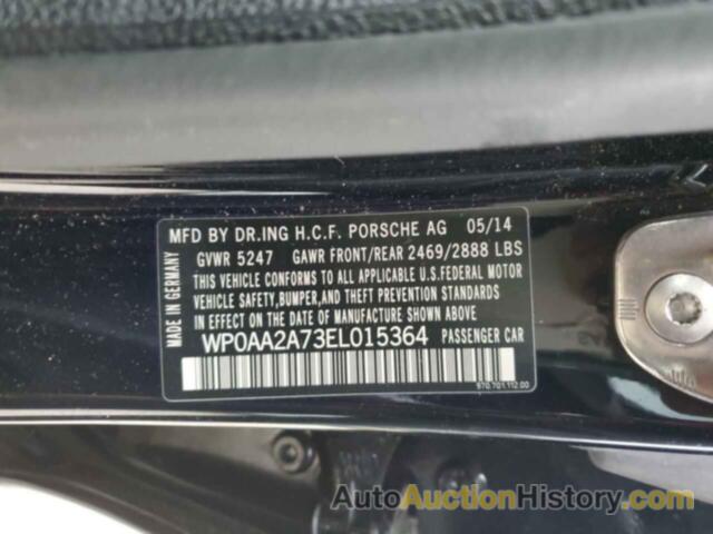 PORSCHE PANAMERA 2, WP0AA2A73EL015364