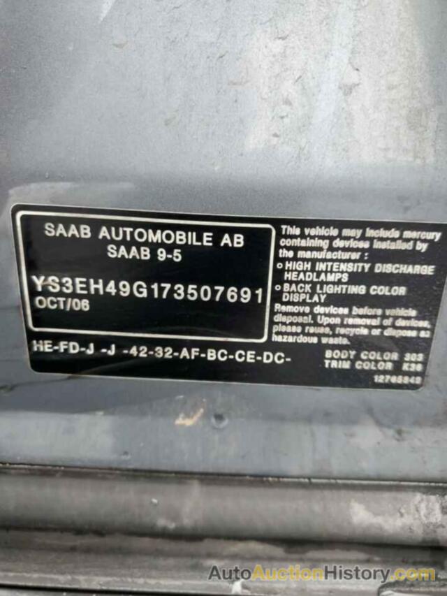 SAAB 9 5 AERO, YS3EH49G173507691