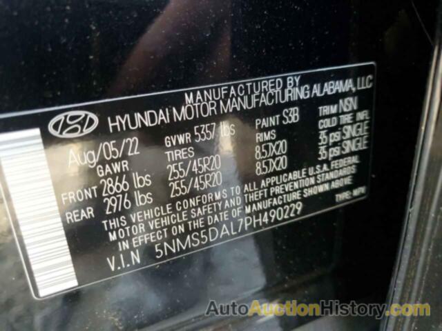 HYUNDAI SANTA FE CALLIGRAPHY, 5NMS5DAL7PH490229