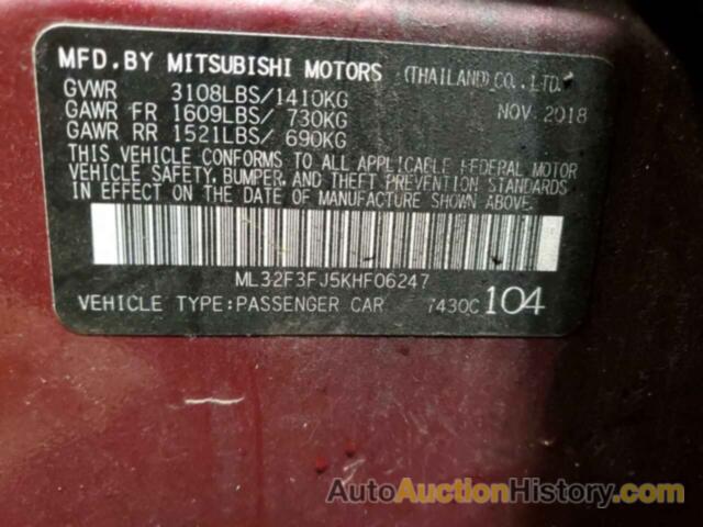 MITSUBISHI MIRAGE G4 ES, ML32F3FJ5KHF06247