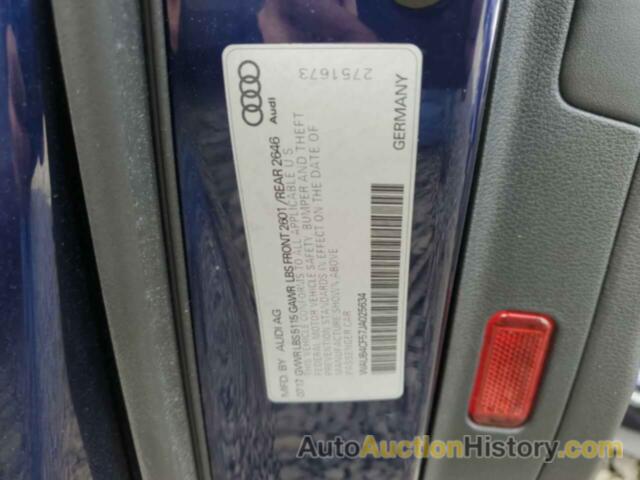 AUDI S5/RS5 PREMIUM PLUS, WAUB4CF57JA025634