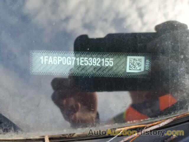 FORD FUSION S, 1FA6P0G71E5392155