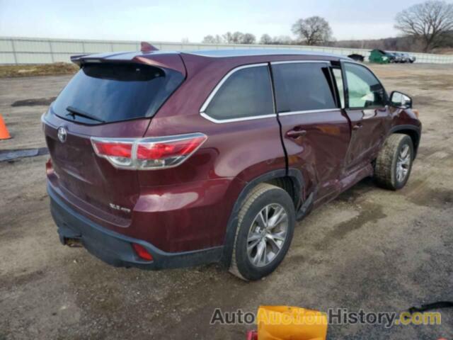 TOYOTA HIGHLANDER XLE, 5TDJKRFH4FS111740