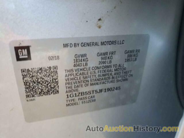 CHEVROLET MALIBU LS, 1G1ZB5ST5JF190245