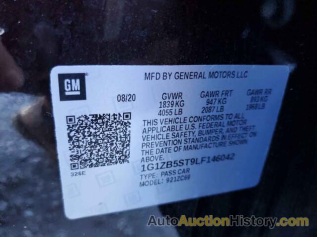 CHEVROLET MALIBU LS, 1G1ZB5ST9LF146042