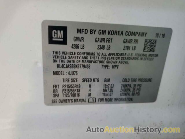 BUICK ENCORE PREFERRED, KL4CJASB8KB779468