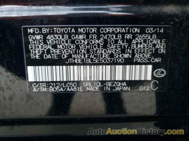 LEXUS GS350 350, JTHBE1BL5E5037190