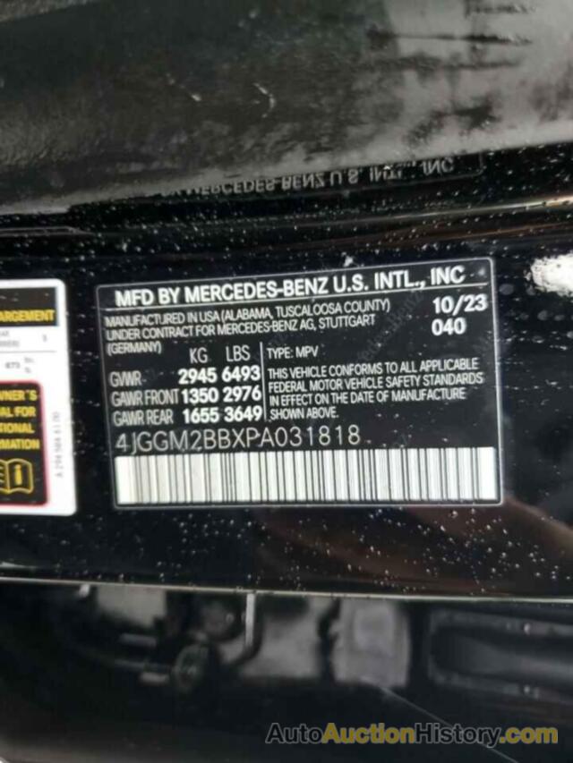 MERCEDES-BENZ EQE SUV 35 350+, 4JGGM2BBXPA031818