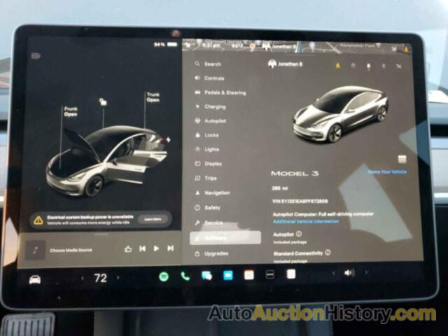 TESLA MODEL 3, 5YJ3E1EA8PF672809