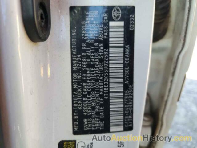 TOYOTA CAMRY LE, 4T1BE32K55U022582