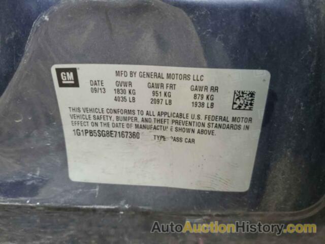 CHEVROLET CRUZE LS, 1G1PB5SG8E7167360