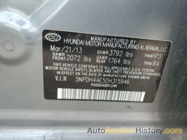 HYUNDAI ELANTRA GLS, 5NPDH4AE5DH315946