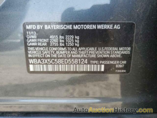 BMW 3 SERIES XIGT, WBA3X5C58ED558124